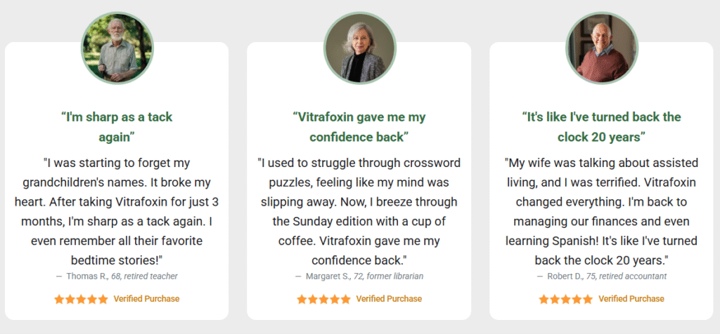 VitraFoxin Customers Feedback